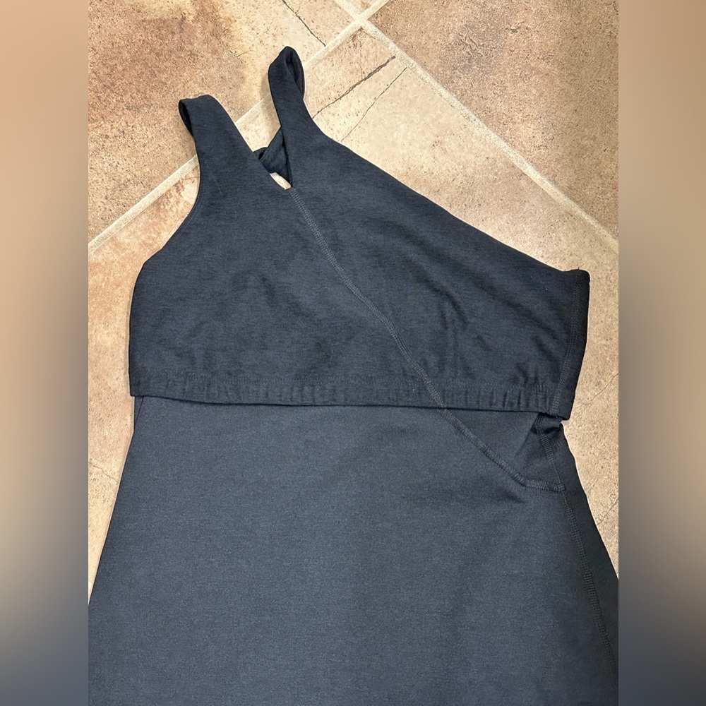 💫Beyond Yoga Spacedye Lost Your Mind Dress, Small, EUC, Black, Asymmetrical - Picture 12 of 15